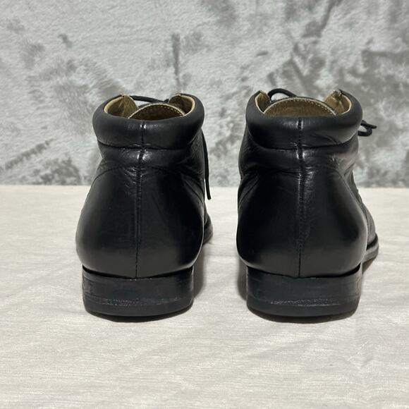 Vintage Laurent Effel Chukka Boots Mens Sz 42 Black Italian Leather Quiet Luxury main image 7